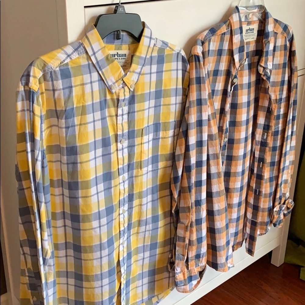 Men’s XL button down shirts